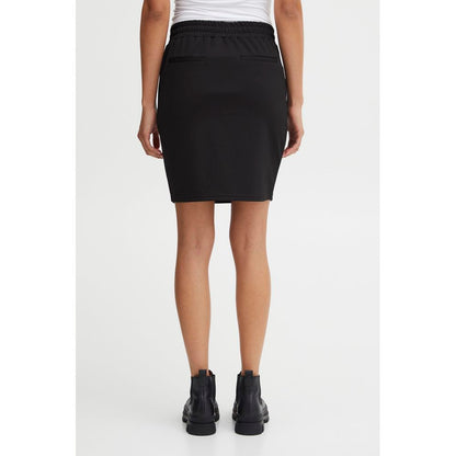ICHI Black Polyester Mini