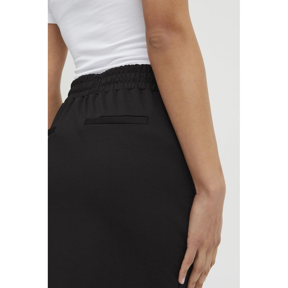 ICHI Black Polyester Mini