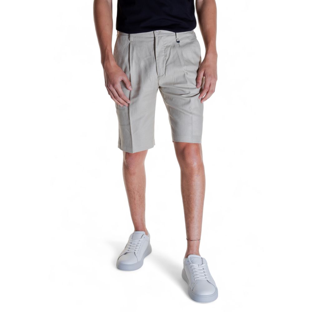 Antony Morato Beige Linen Bermuda