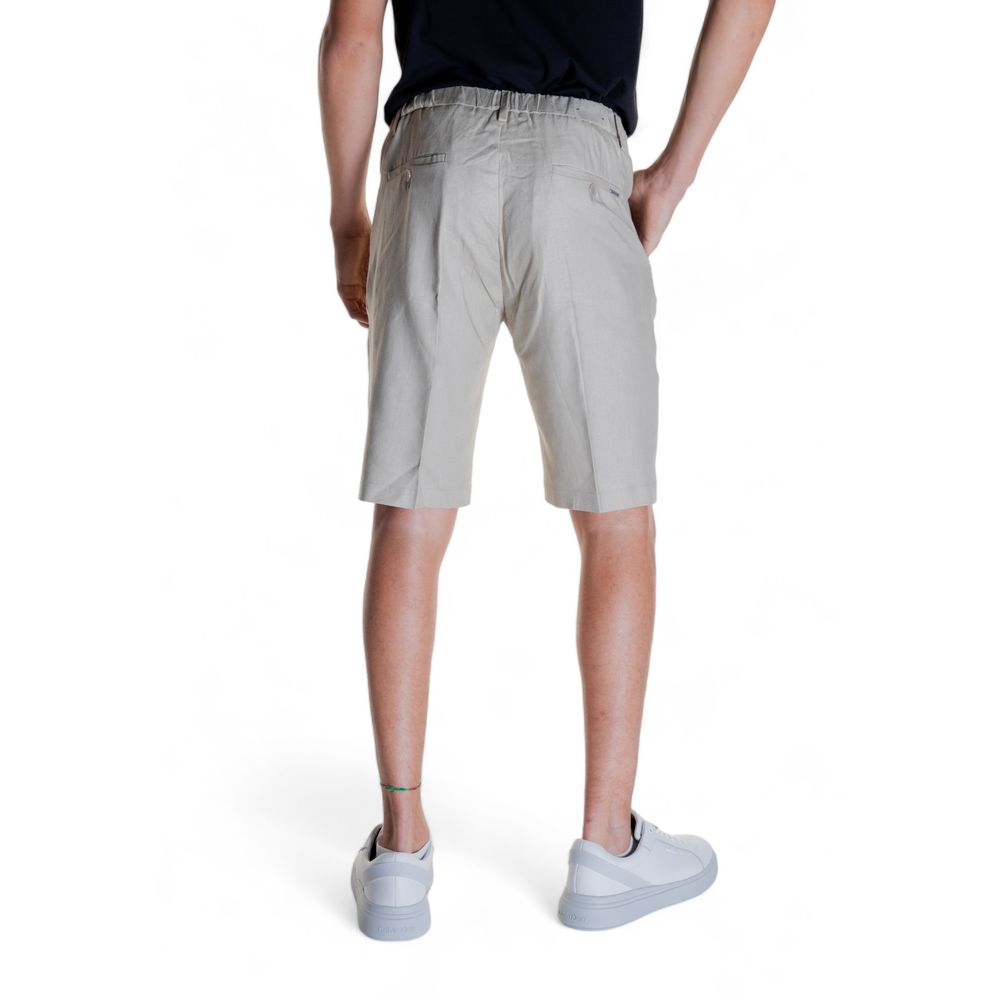Antony Morato Beige Linen Bermuda