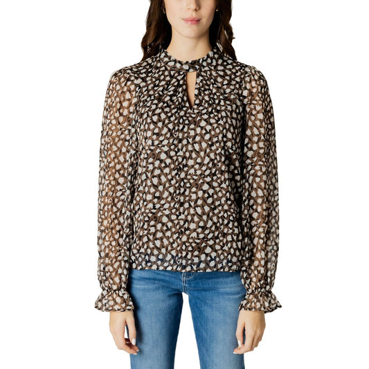 Vila Clothes Black Recycled Polyester Blouse