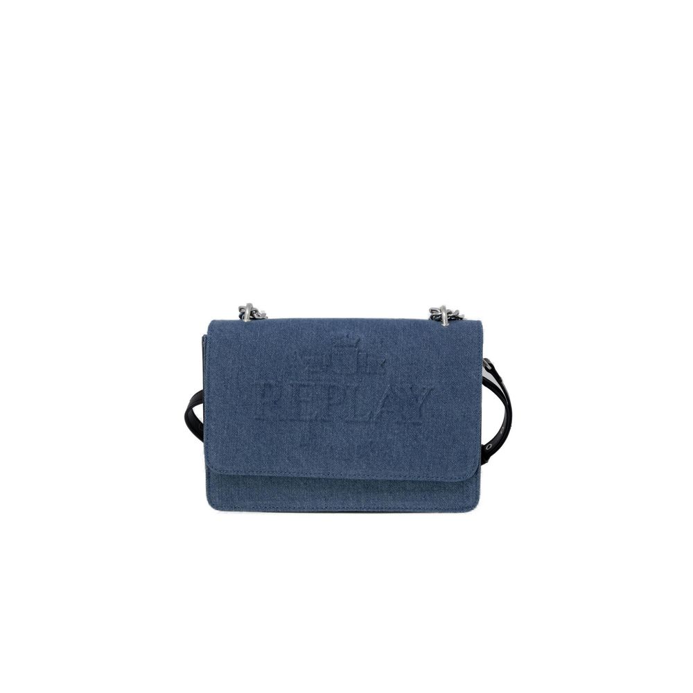 Replay Blue Polyester Shoulder Bag