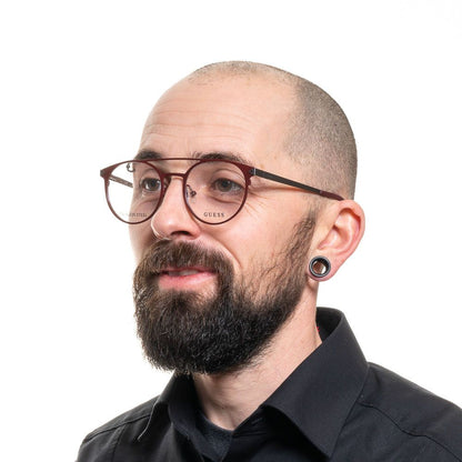 Guess Red Men Glasses Frame