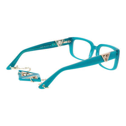 Guess Turquoise Women Glasses Frame