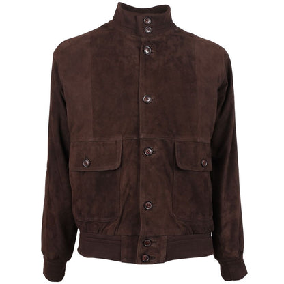Emilio Romanelli Brown Calfskin Jacket