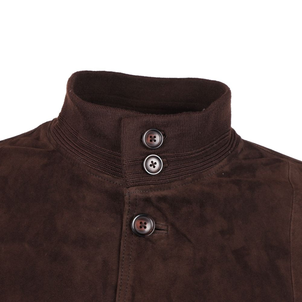 Emilio Romanelli Brown Calfskin Jacket