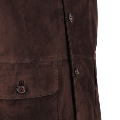 Emilio Romanelli Brown Calfskin Jacket