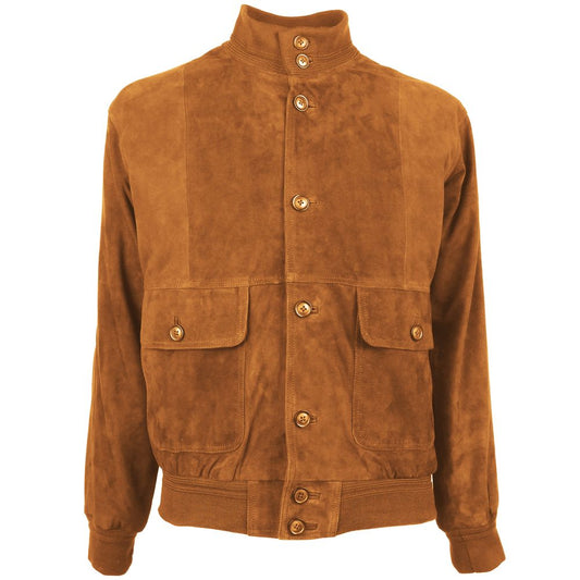 Emilio Romanelli Brown Calfskin Jacket