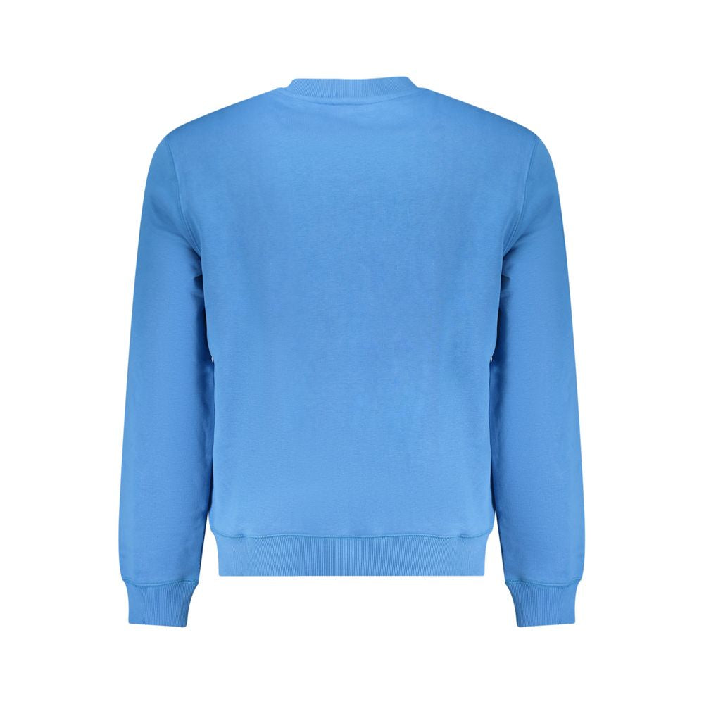 Napapijri Light Blue Cotton Men Sweater