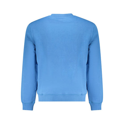 Napapijri Light Blue Cotton Men Sweater