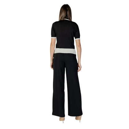 Liu Jo Black And White Viscose Sweater