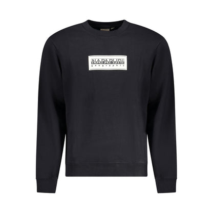 Napapijri Black Cotton Men Sweater