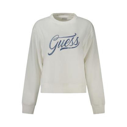 Guess Jeans White Cotton Women Sweater