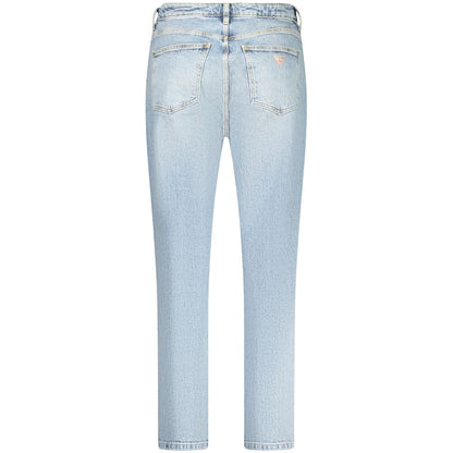 Guess Jeans Light Blue Cotton Women Jeans