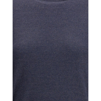 Brunello Cucinelli Long-sleeved lurex Top