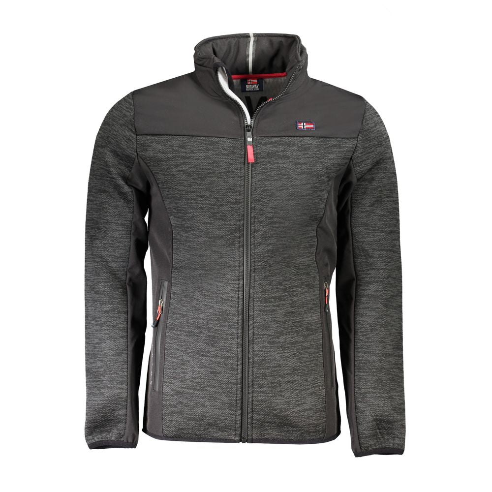 Norway 1963 Black Polyester Men's Sports Jacket