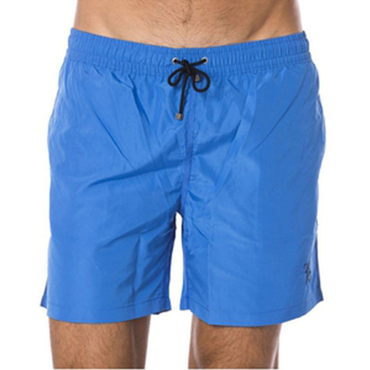 Billionaire Italian Couture Blue Polyester Men's Swim Trunk