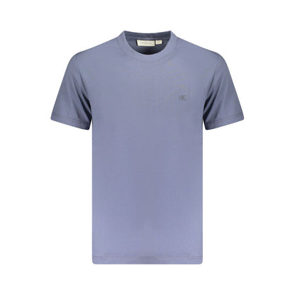 Calvin Klein Blue Cotton Men T-Shirt