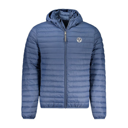 North Sails Blue Polyamide Men Jacket