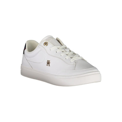 Tommy Hilfiger White Leather Women Sneaker