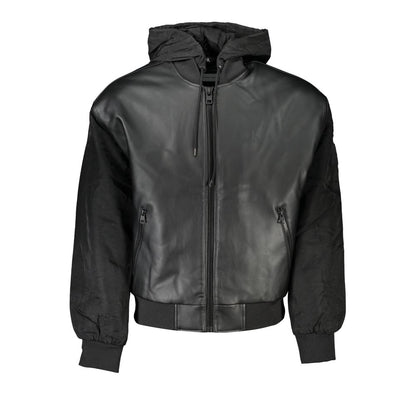 Calvin Klein Black Polyethylene Men Jacket