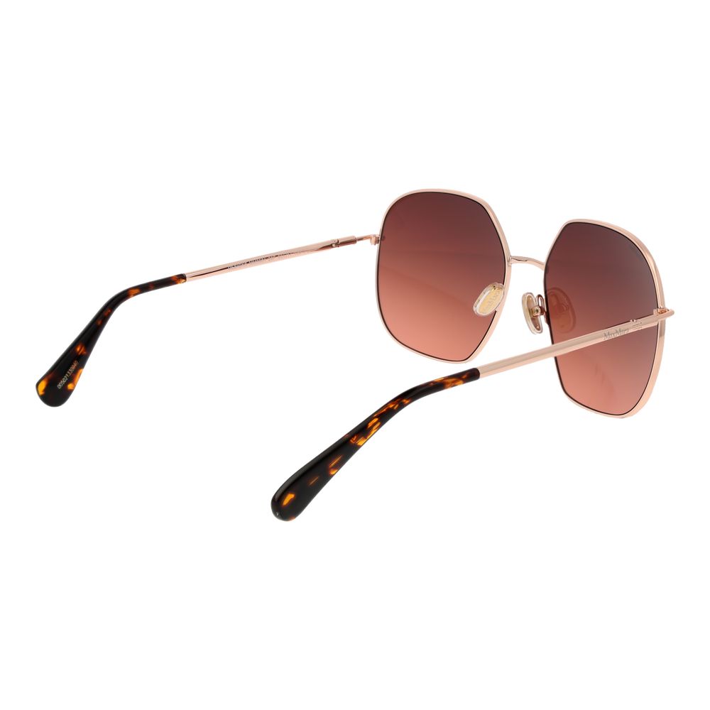 Max Mara Rose Gold Women Sunglass