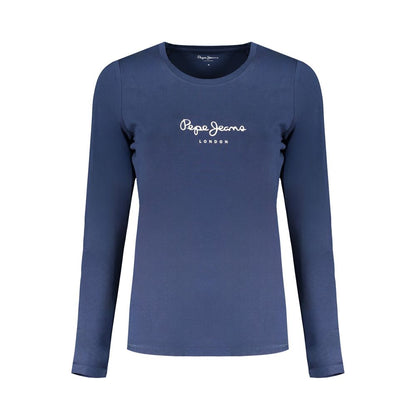 Pepe Jeans Blue Cotton Women T-Shirt