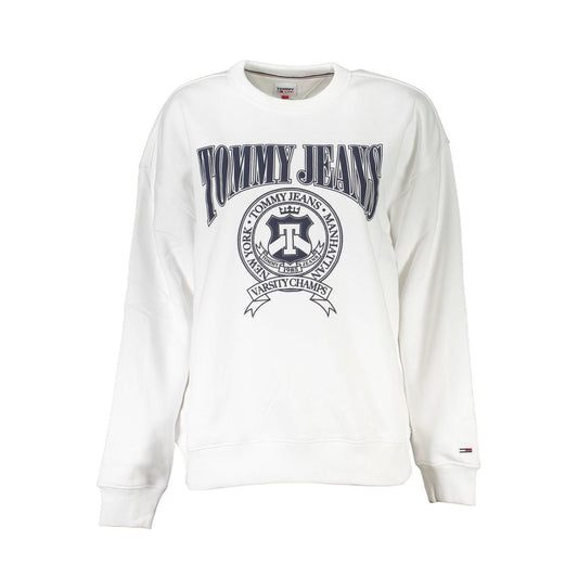 Tommy Hilfiger White Cotton Sweater