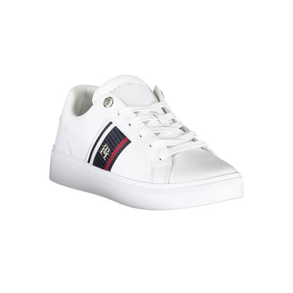 Tommy Hilfiger White Polyester Sneaker