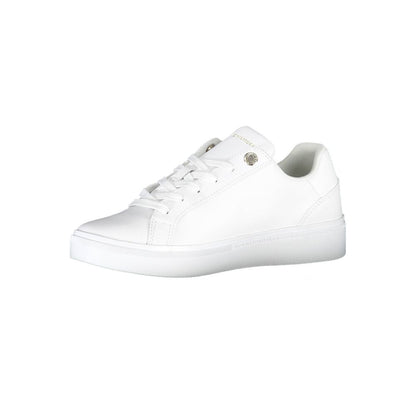 Tommy Hilfiger White Polyester Sneaker