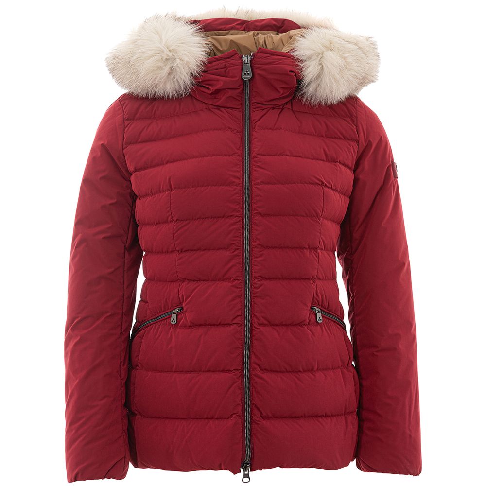 Peuterey Bordeaux Polyester Jackets & Coat