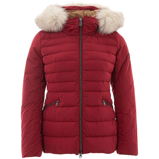 Peuterey Bordeaux Polyester Jackets & Coat