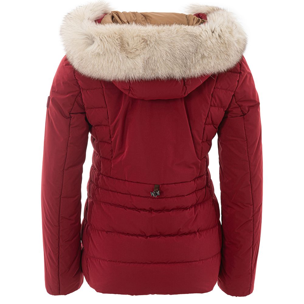 Peuterey Bordeaux Polyester Jackets & Coat