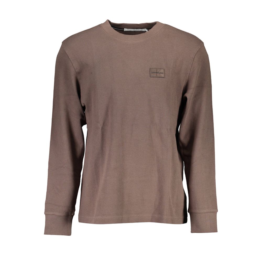 Calvin Klein Brown Cotton Sweater