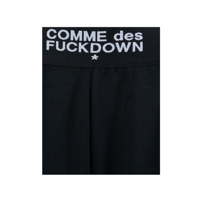 Comme Des Fuckdown Black Polyester Jeans & Pant