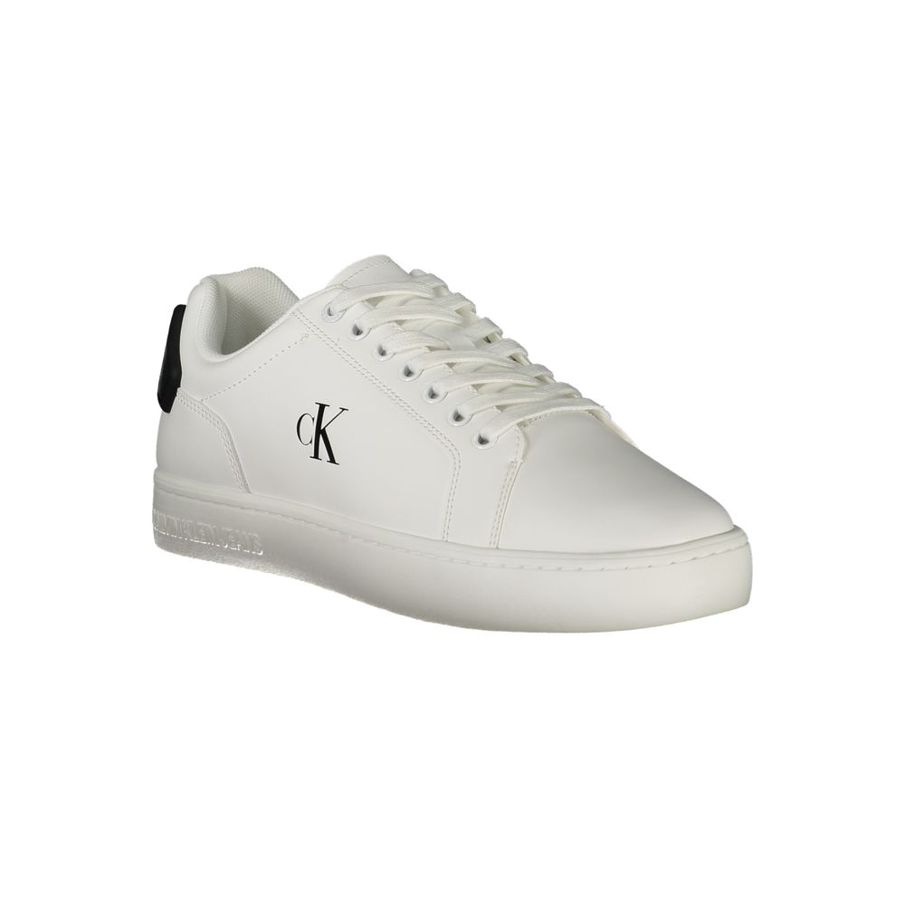 Calvin Klein White Leather Men Sneaker