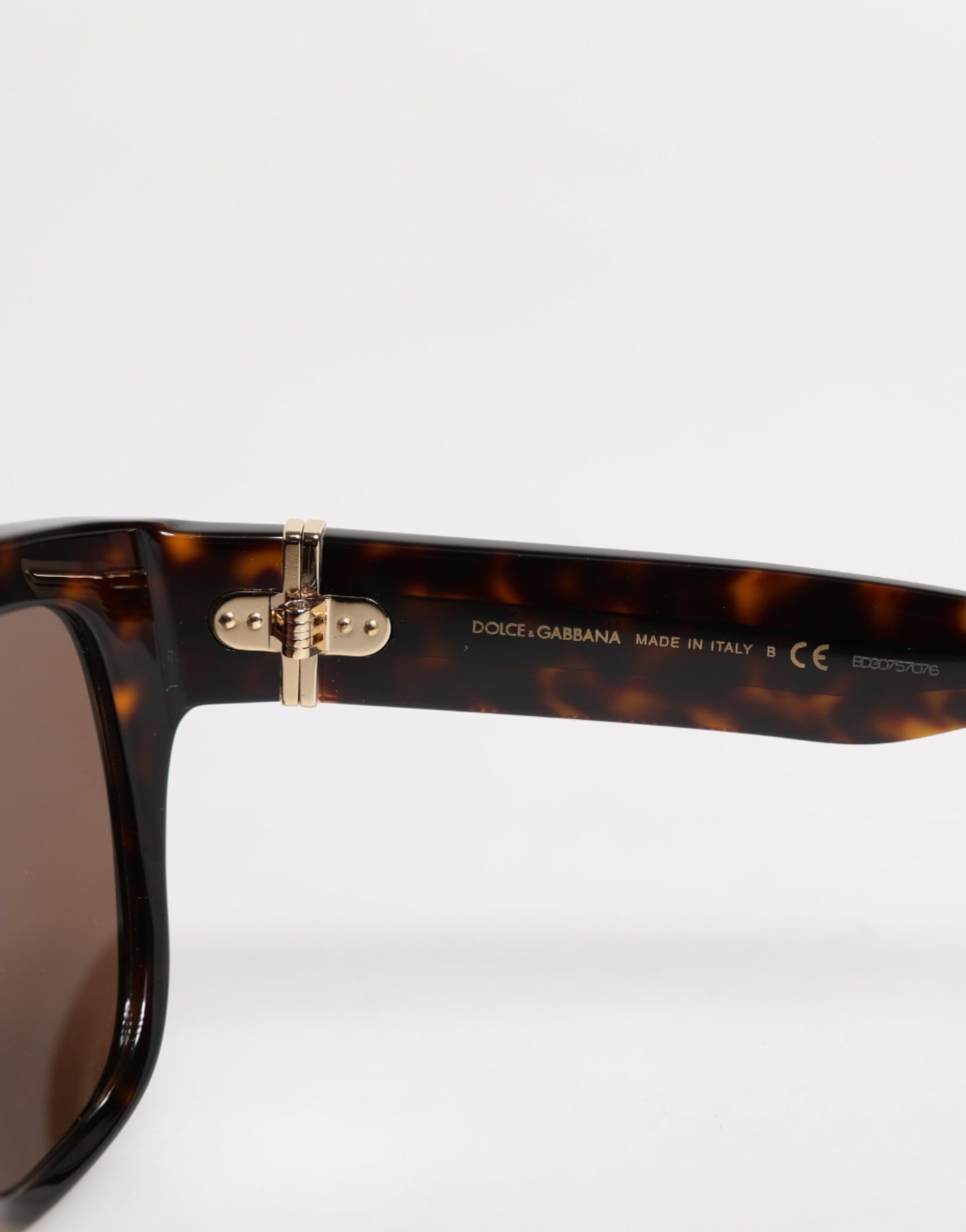 Dolce & Gabbana Dark Brown Havana DG4398F Square Frame Eyewear Sunglasses