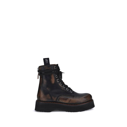R13 Lace-up Ankle Boots