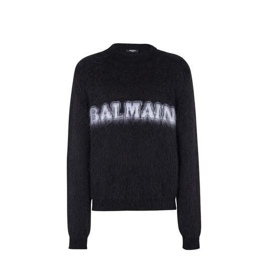 Balmain Logo-Print Jumper