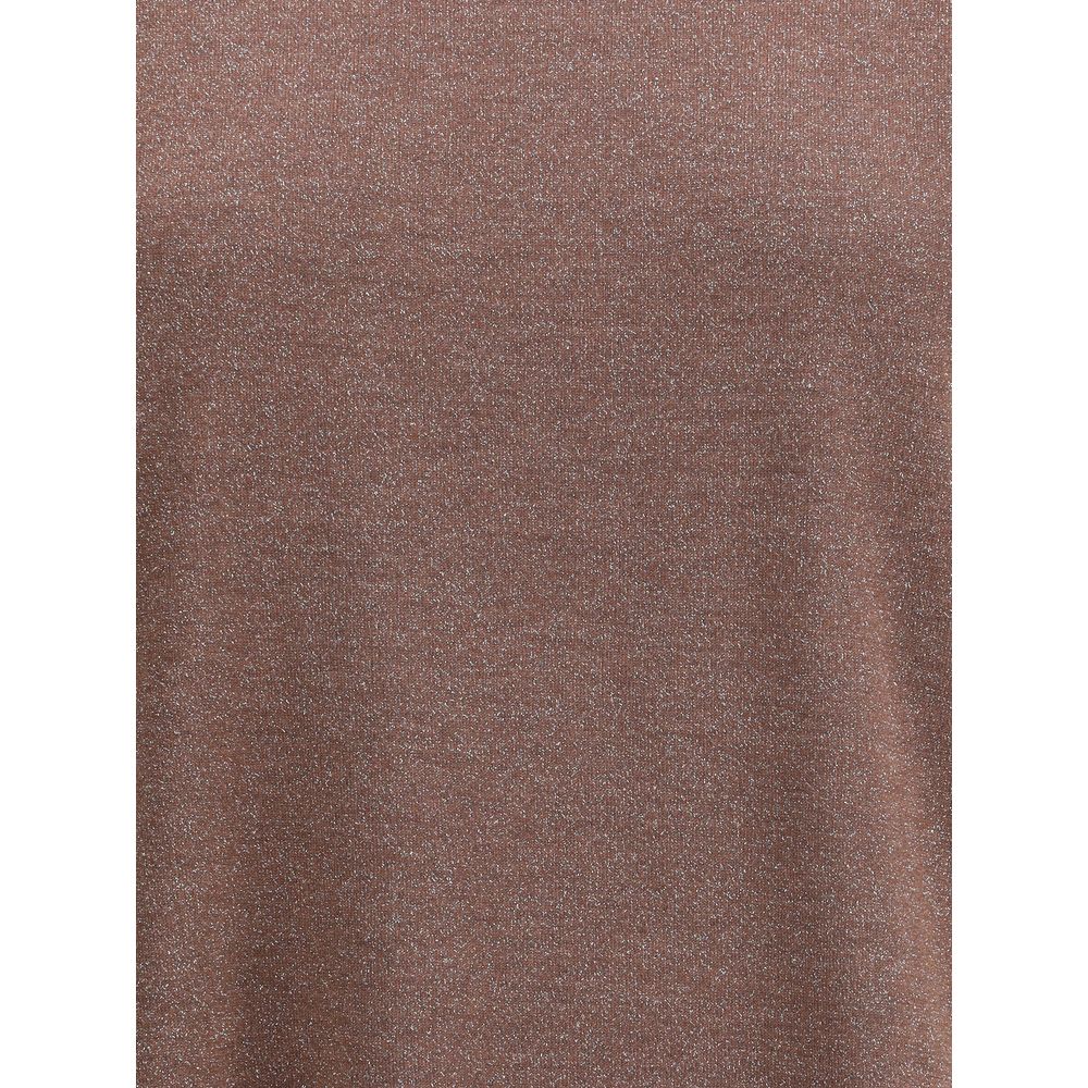 Brunello Cucinelli cashmere glitter T-shirt