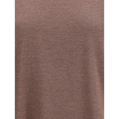 Brunello Cucinelli cashmere glitter T-shirt