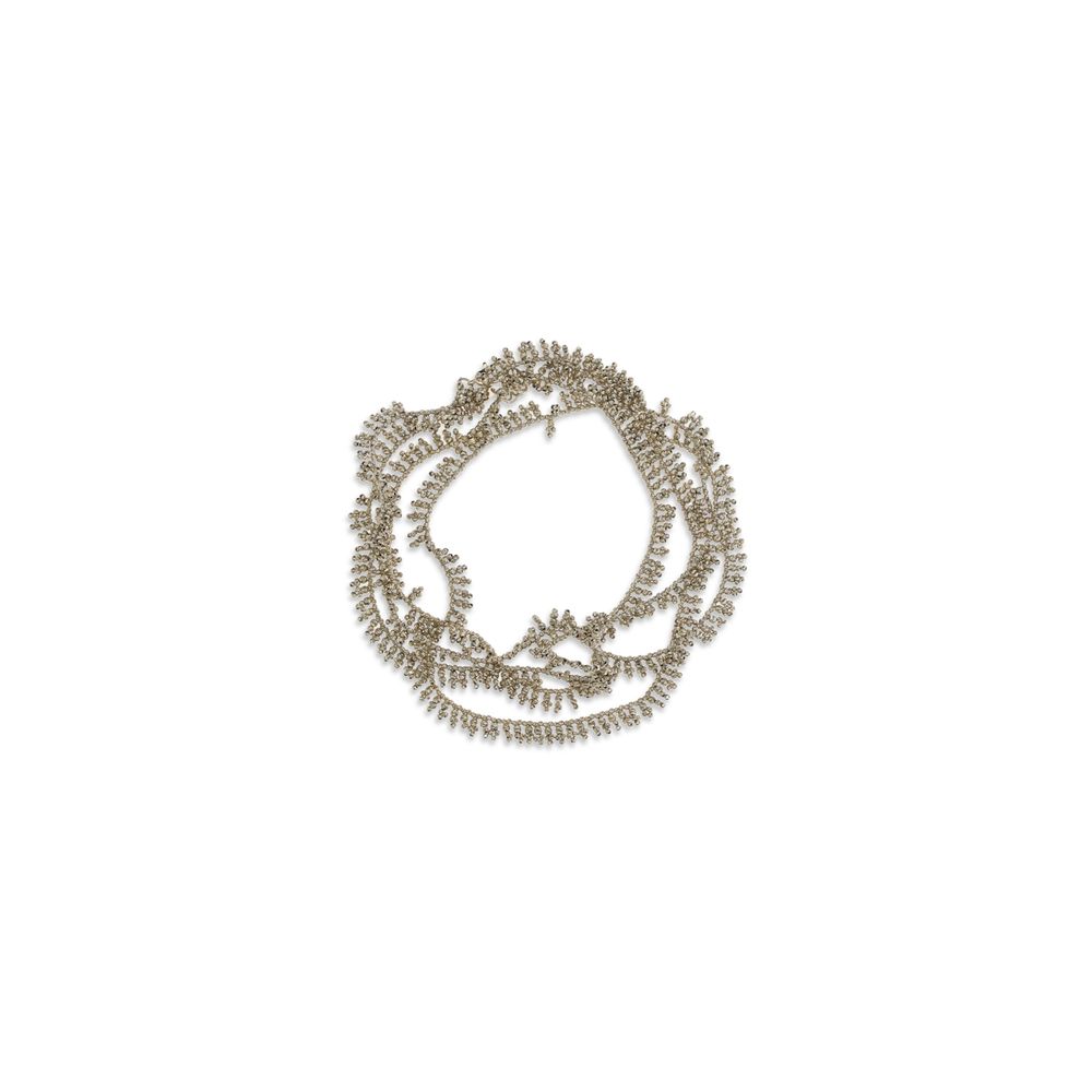 Brunello Cucinelli Silver Knotted Bracelet