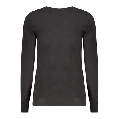 Guess Jeans Black Viscose Women Sweater