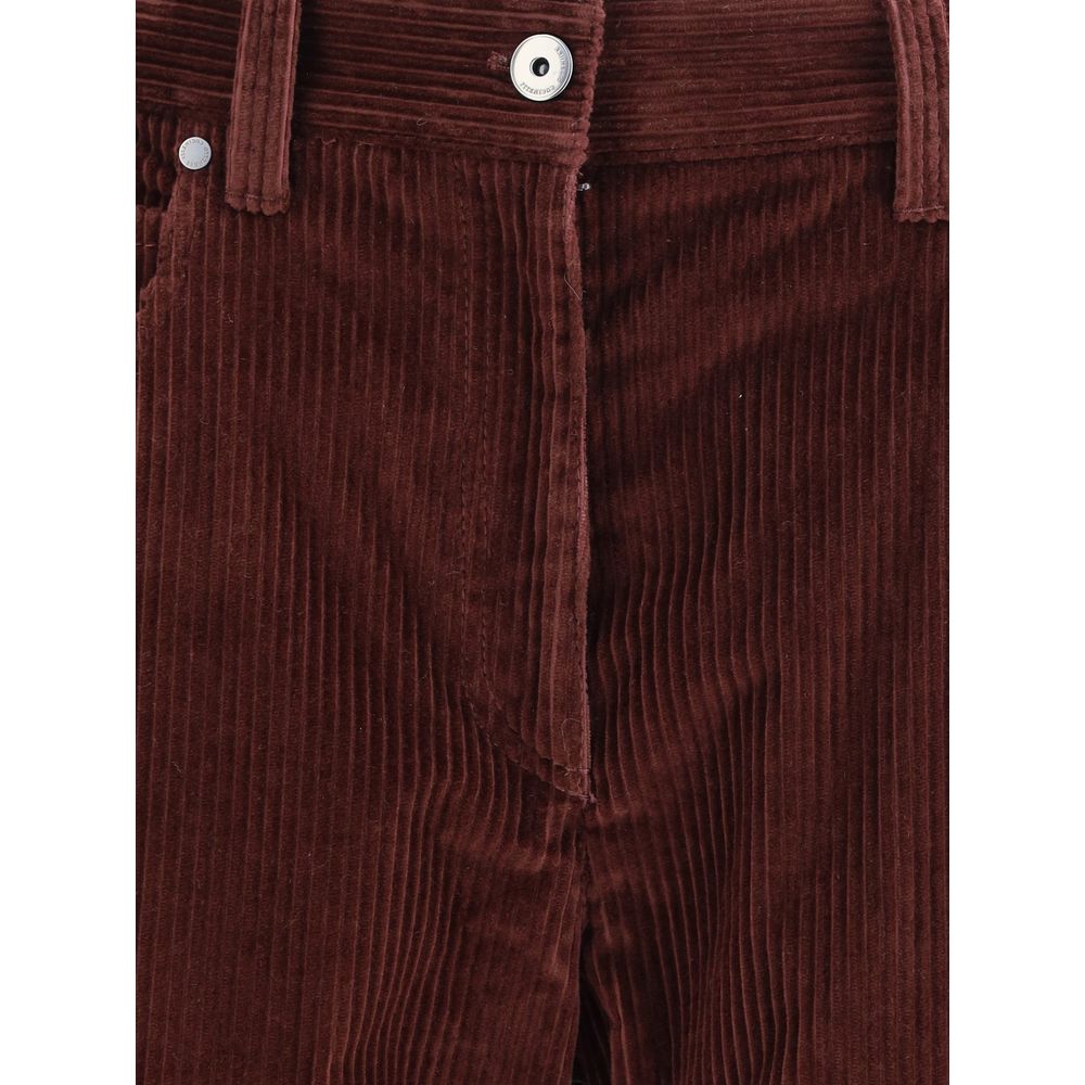 Brunello Cucinelli Straight Velvet Trousers