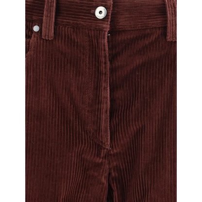 Brunello Cucinelli Straight Velvet Trousers