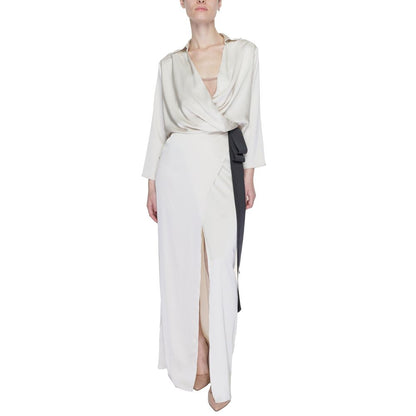 Sandro Ferrone Beige Polyester Long
