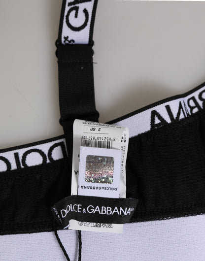 Dolce & Gabbana Black Polyester Soft Cup Brassiere Underwear