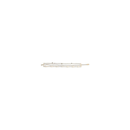 Saint Laurent Cassandre multi-wrap chain Bracelet