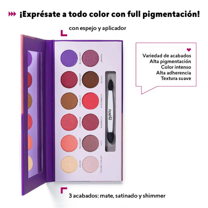 Paleta de Sombras Twelve O'Clock CyPlay, 10 g