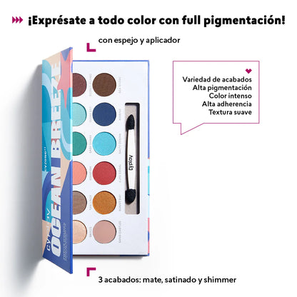 Paleta de Sombras Twelve O'Clock CyPlay, 10 g